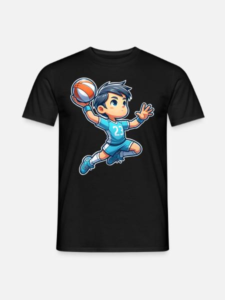 Handball Handballer - Mænd T-shirt - sort