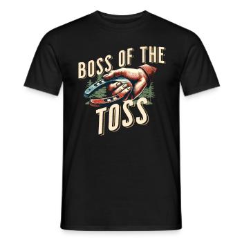 Horseshoe Throwing Horseshoe Pitching - Men's T-Shirt - black - Front - AI Model Male 178 light (178cm)