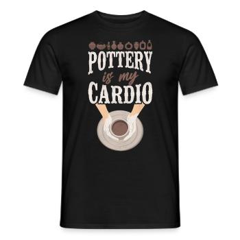 Pottery Ceramics Artist Pottery Is - Männer T-Shirt - Schwarz - Vorne - AI Model Male 178 light (178cm)