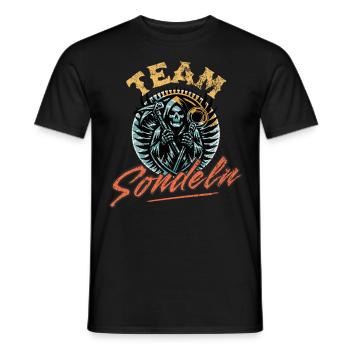 Sondeln Metalldetektor - Männer T-Shirt - Schwarz - Vorne - AI Model Male 178 light (178cm)