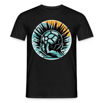 Handball - T-shirt homme - noir - Devant - AI Model Male 178 light (178cm)