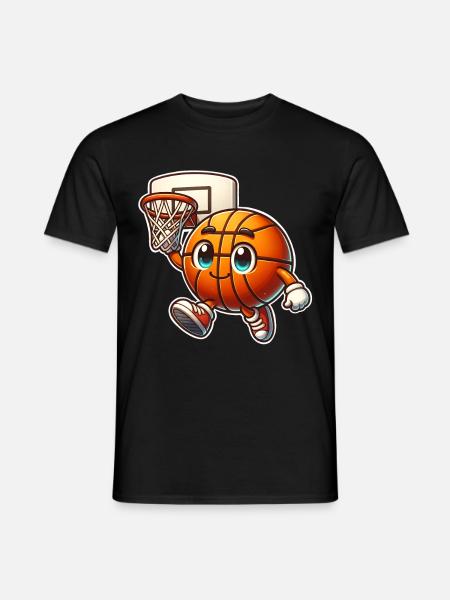 Basketball Basketballer - Männer T-Shirt - Schwarz