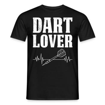 Dart Spieler DART LOVER Lustiges Darts Fan - Männer T-Shirt - Schwarz - Vorne - AI Model Male 178 light (178cm)