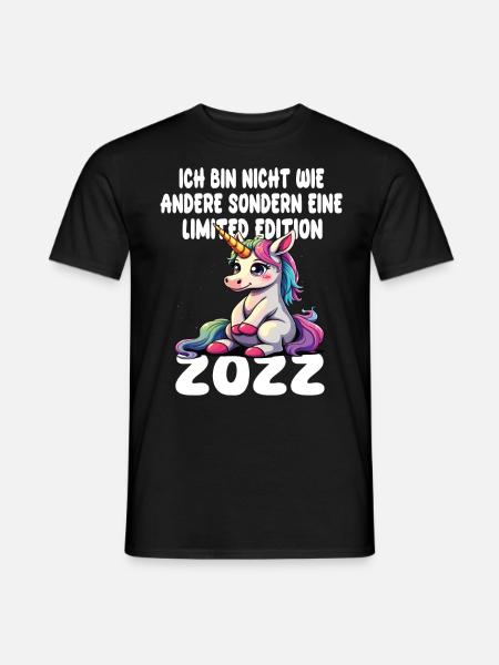 Limited Edition 2022 Geburtstag 2022 Geboren - Männer T-Shirt - Schwarz