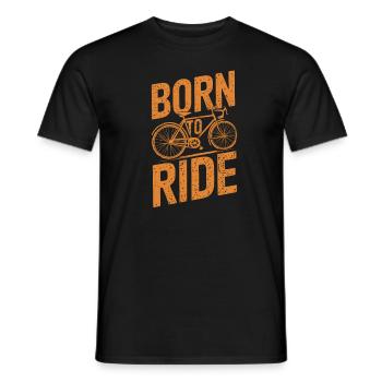 Born to Ride - Men's T-Shirt - black - Front - AI Model Male 178 light (178cm)
