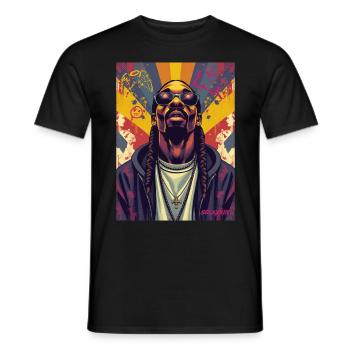 PERSONAGE HIP HOP - T-shirt homme - noir - Devant - AI Model Male 178 light (178cm)