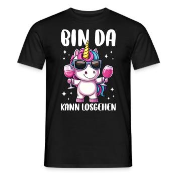 I'm ready to go - Men's T-Shirt - black - Front - AI Model Male 178 light (178cm)