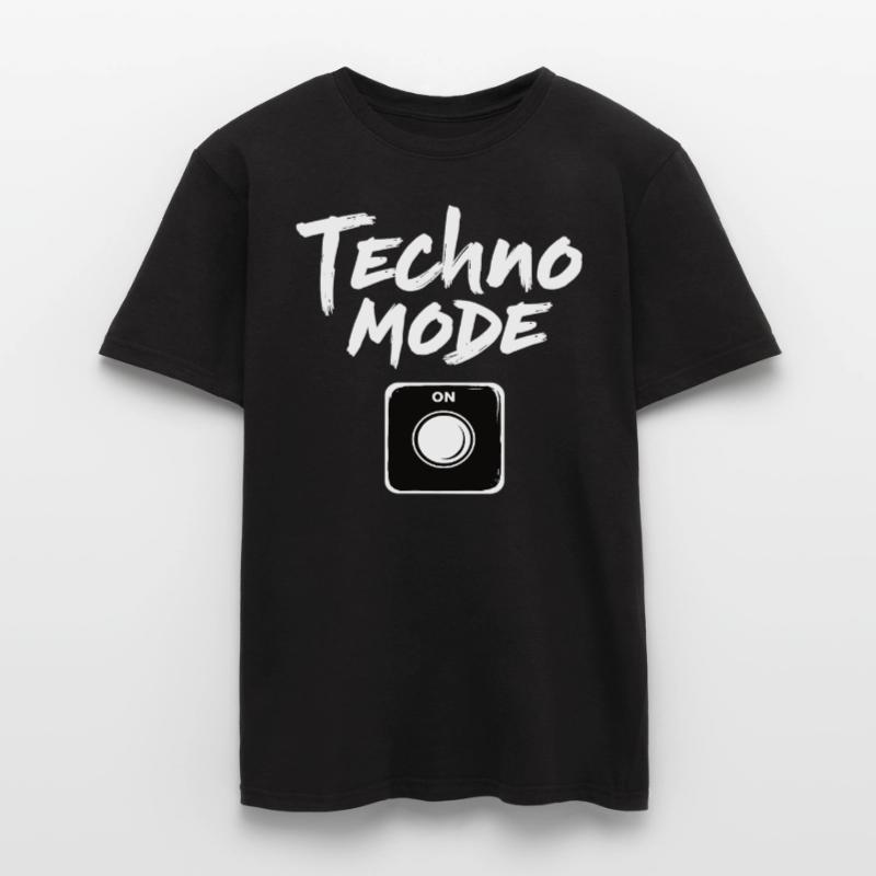 Techno Mode On Techno Techno Music Techno Men’s T-shirt