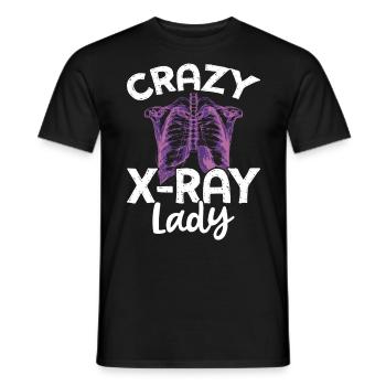 Radiologist X-ray technician X-ray image - Men's T-Shirt - black - Front - AI Model Male 178 light (178cm)