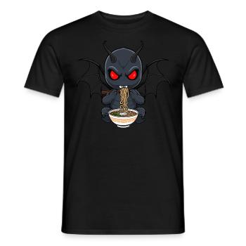 Mothman Ramen - Men's T-Shirt - black - Front - AI Model Male 178 light (178cm)