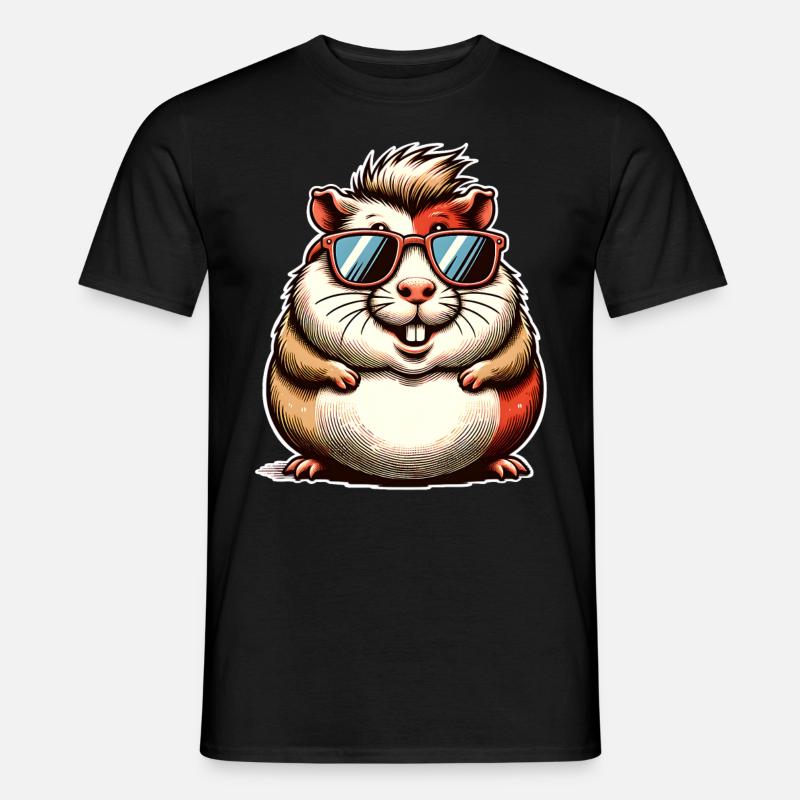 Meerschweinchen - Männer T-Shirt - Schwarz