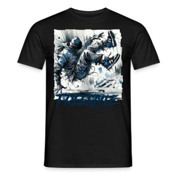 Freestyle - Men's T-Shirt - black - Front - AI Model Male 178 light (178cm)