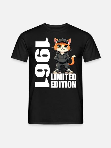 Limited Edition 1961 Birthday Born 1961 - Men's T-Shirt - black