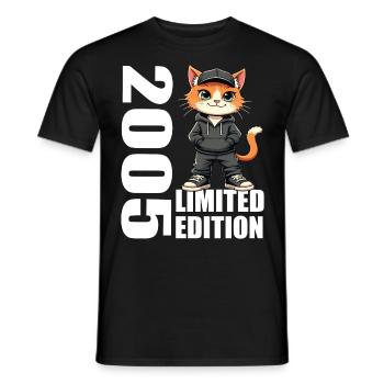 Limited Edition 2005 Geburtstag 2005 Geboren - Männer T-Shirt - Schwarz - Vorne - AI Model Male 178 light (178cm)