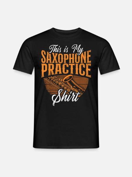 Saxophone C’est mon saxophone - T-shirt homme - noir