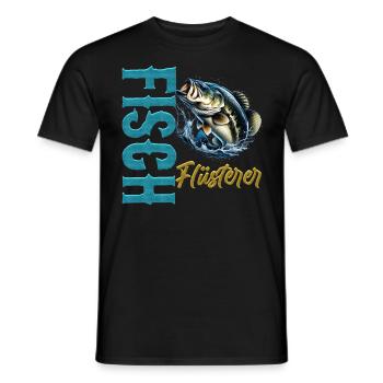 Angler Outfit Angeln Hobby - Männer T-Shirt - Schwarz - Vorne - AI Model Male 178 light (178cm)