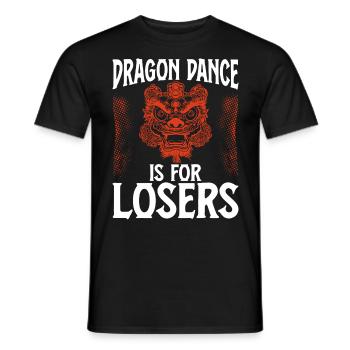 Danse du Lion Nouvel An Chinois Danse du Lion - T-shirt homme - noir - Devant - AI Model Male 178 light (178cm)