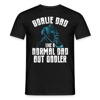 Eishockey Torwart Eishockey Torhüter - Männer T-Shirt - Schwarz - Vorne - AI Model Male 178 light (178cm)