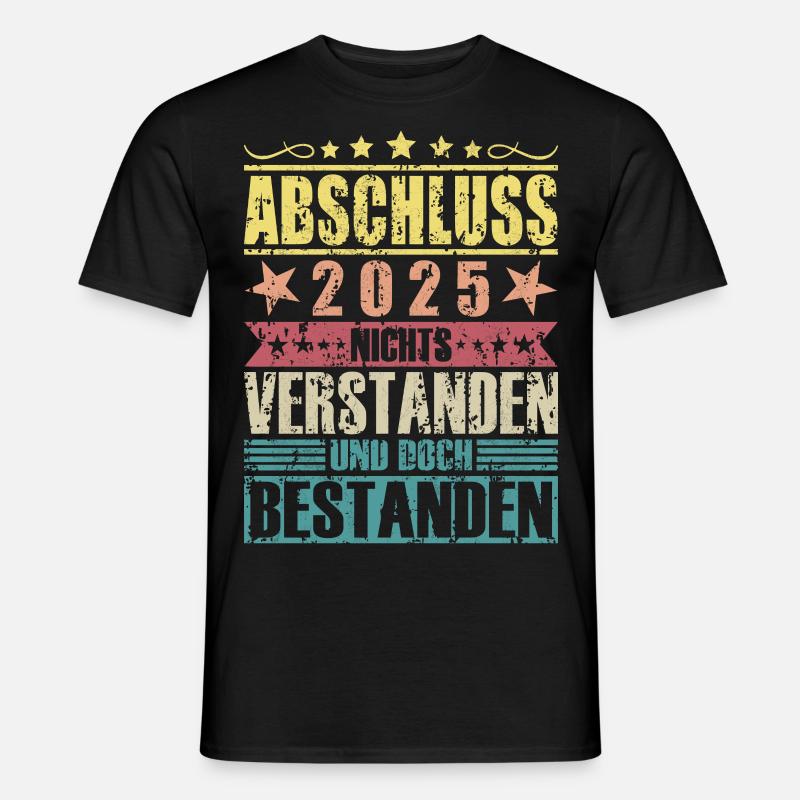 Abschluss 2025 - Männer T-Shirt - Schwarz