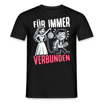 JGA T-Shirt Männer Junggesellenabschied Bräutigam - Männer T-Shirt - Schwarz - Vorne - AI Model Male 178 light (178cm)