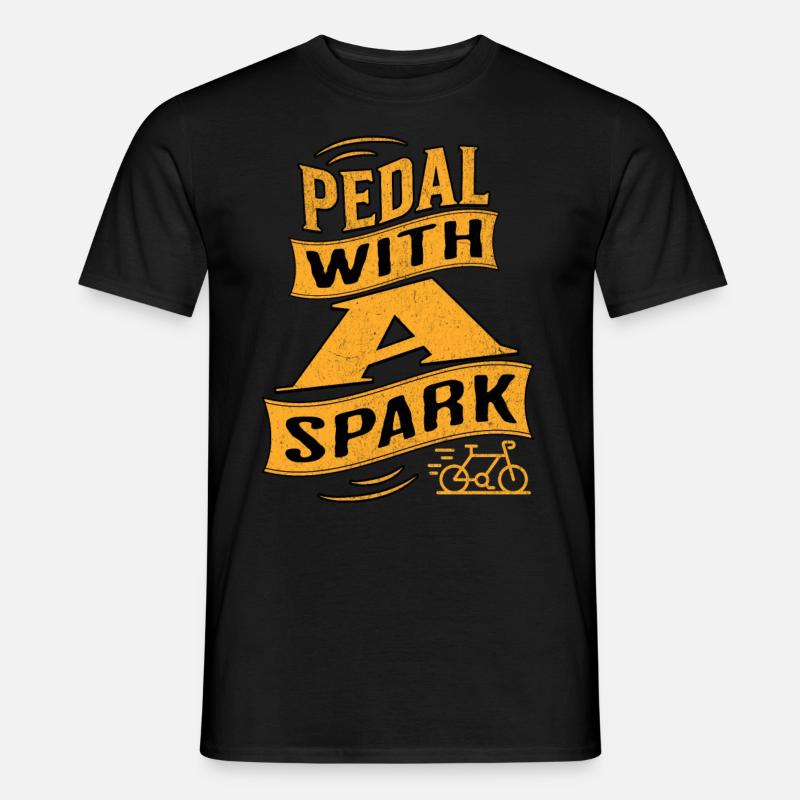E-Bike E-Biker - Männer T-Shirt - Schwarz