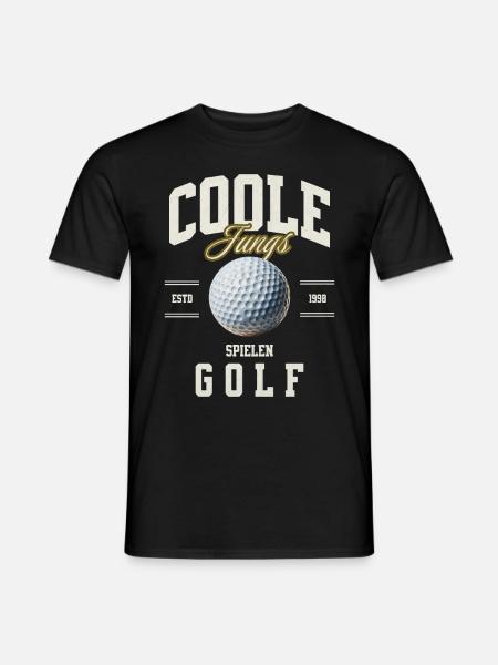 Golf - Männer T-Shirt - Schwarz