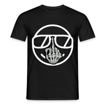 le doigt - T-shirt homme - noir - Devant - AI Model Male 178 light (178cm)