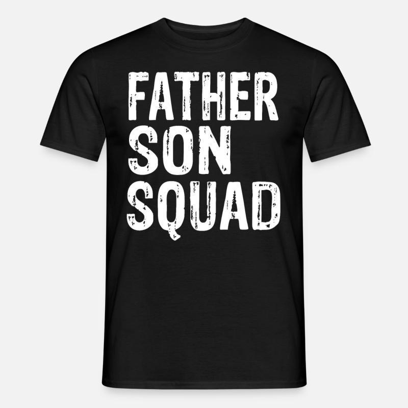 Father Son Squad - Männer T-Shirt - Schwarz