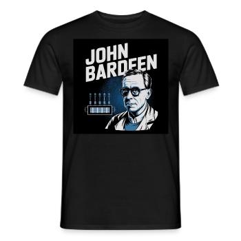 Patrimoine de l’humanité - John Bardeen - T-shirt homme - noir - Devant - AI Model Male 178 light (178cm)