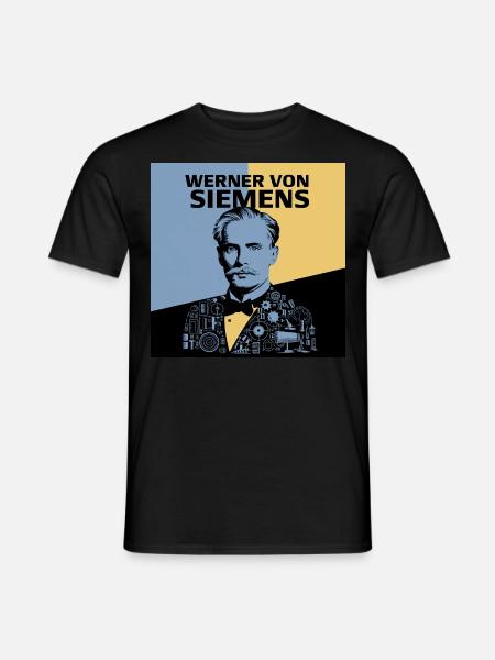 Erbe der Menschheit - Werner von Siemenz - Männer T-Shirt - Schwarz