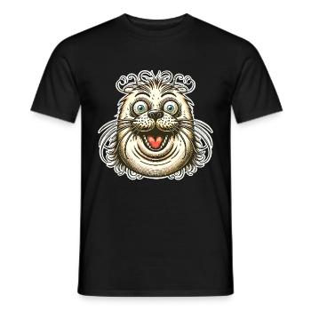 Seal seal - Men's T-Shirt - black - Front - AI Model Male 178 light (178cm)