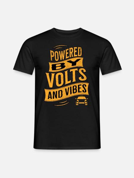 E-car electric car - Men's T-Shirt - black