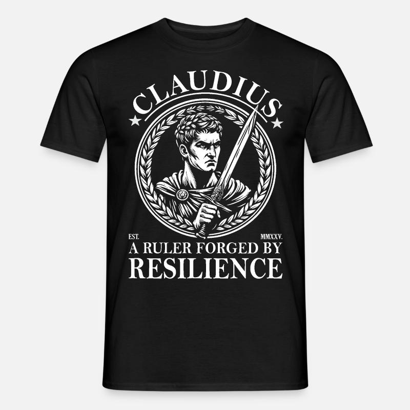 Claudius – Ein Herrscher, geformt durch Widerstand - Männer T-Shirt - Schwarz