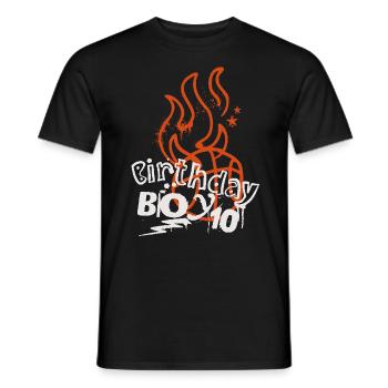 Basketball 10. Geburtstag Basketballer - Männer T-Shirt - Schwarz - Vorne - AI Model Male 178 light (178cm)