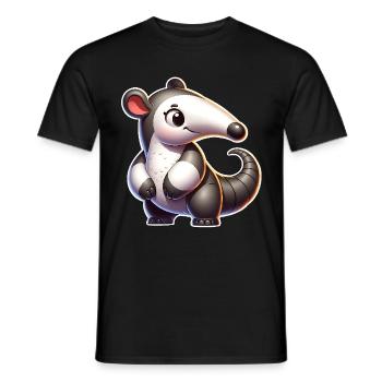 Fourmilier - T-shirt homme - noir - Devant - AI Model Male 178 light (178cm)
