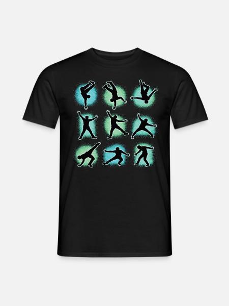 Breakdance Kinder für Tanz Breakdancer - Männer T-Shirt - Schwarz