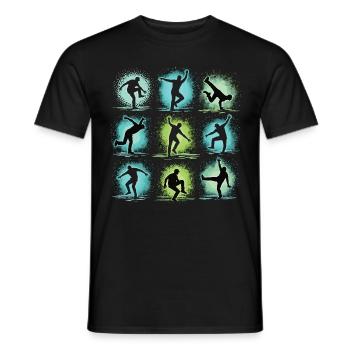 Breakdance Kids pour les Breakdancers de danse - T-shirt homme - noir - Devant - AI Model Male 178 light (178cm)