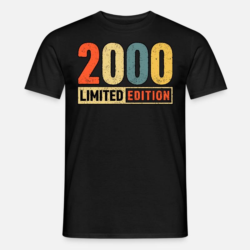 Limited Edition 2000 - Männer T-Shirt - Schwarz