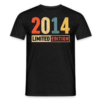 Limited Edition 2014 - Men's T-Shirt - black - Front - AI Model Male 178 light (178cm)