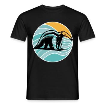 Anteater - Men's T-Shirt - black - Front - AI Model Male 178 light (178cm)