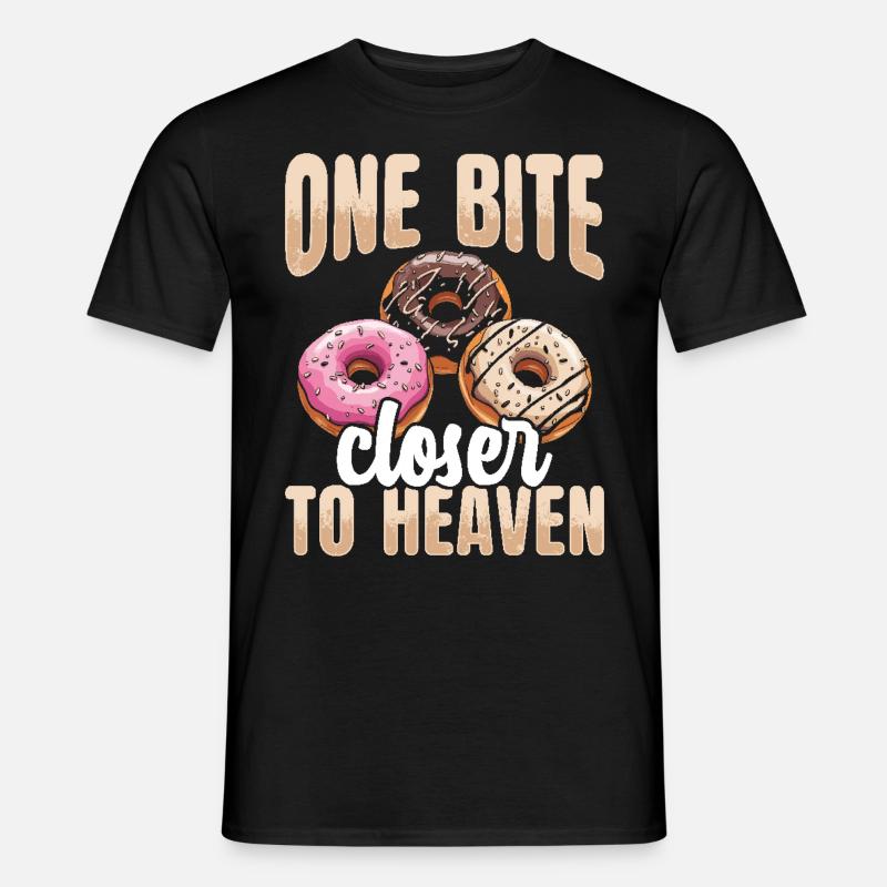 Donuts Donut - Männer T-Shirt - Schwarz