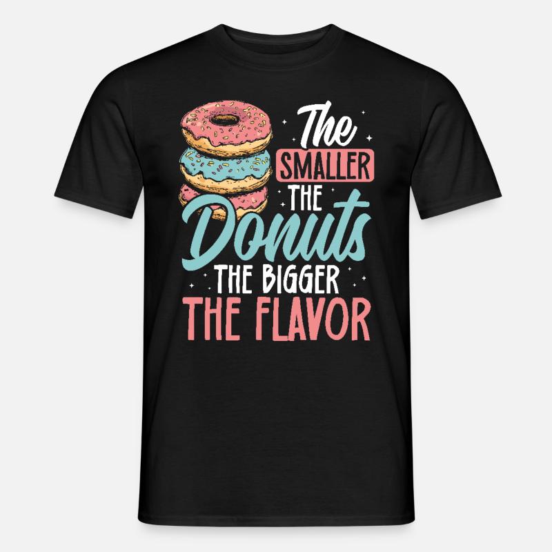 Donuts Donut - Männer T-Shirt - Schwarz