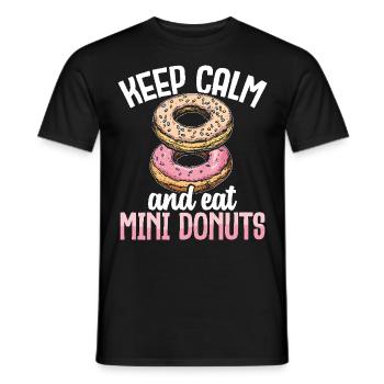 Donuts Donut - Men's T-Shirt - black - Front - AI Model Male 178 light (178cm)