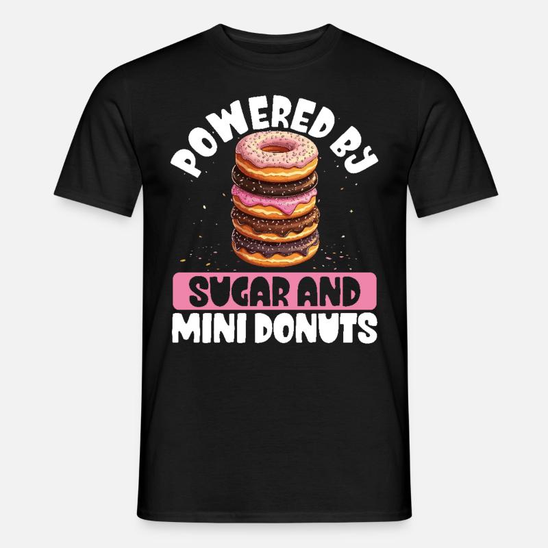 Donuts Donut - Männer T-Shirt - Schwarz