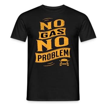 Electric car E-car Electromobility - Men's T-Shirt - black - Front - AI Model Male 178 light (178cm)