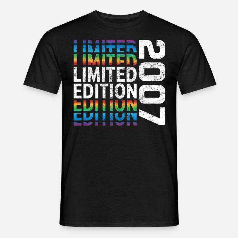 Limited Edition 2007 - Männer T-Shirt - Schwarz