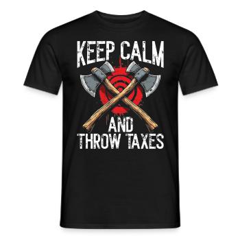 Axt Werfen Axt Werfer Axe Throwing - Männer T-Shirt - Schwarz - Vorne - AI Model Male 178 light (178cm)