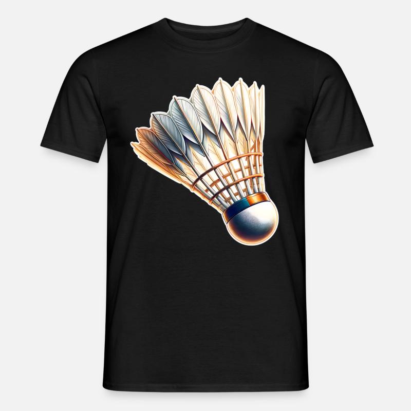 Badminton - T-shirt herr - svart