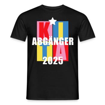 Kita Abgänger 2025 - Männer T-Shirt - Schwarz - Vorne - AI Model Male 178 light (178cm)
