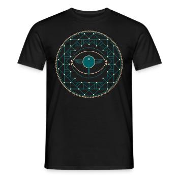 Dragonfly - Men's T-Shirt - black - Front - AI Model Male 178 light (178cm)